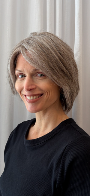 SILVER GREY Premium Remy Human Hair Wig - PIXIE