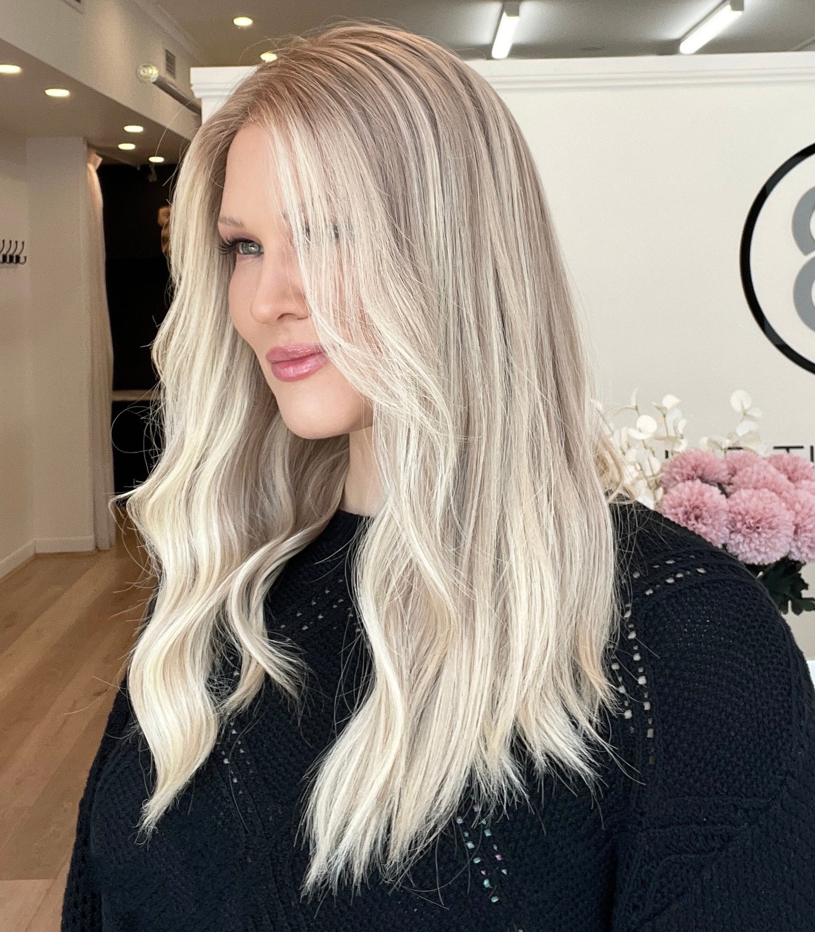 Platinum Lace Collection - Remy Human Hair Wig - The HARMONY - Available in 12", 16", 18", 20" or 22" length.