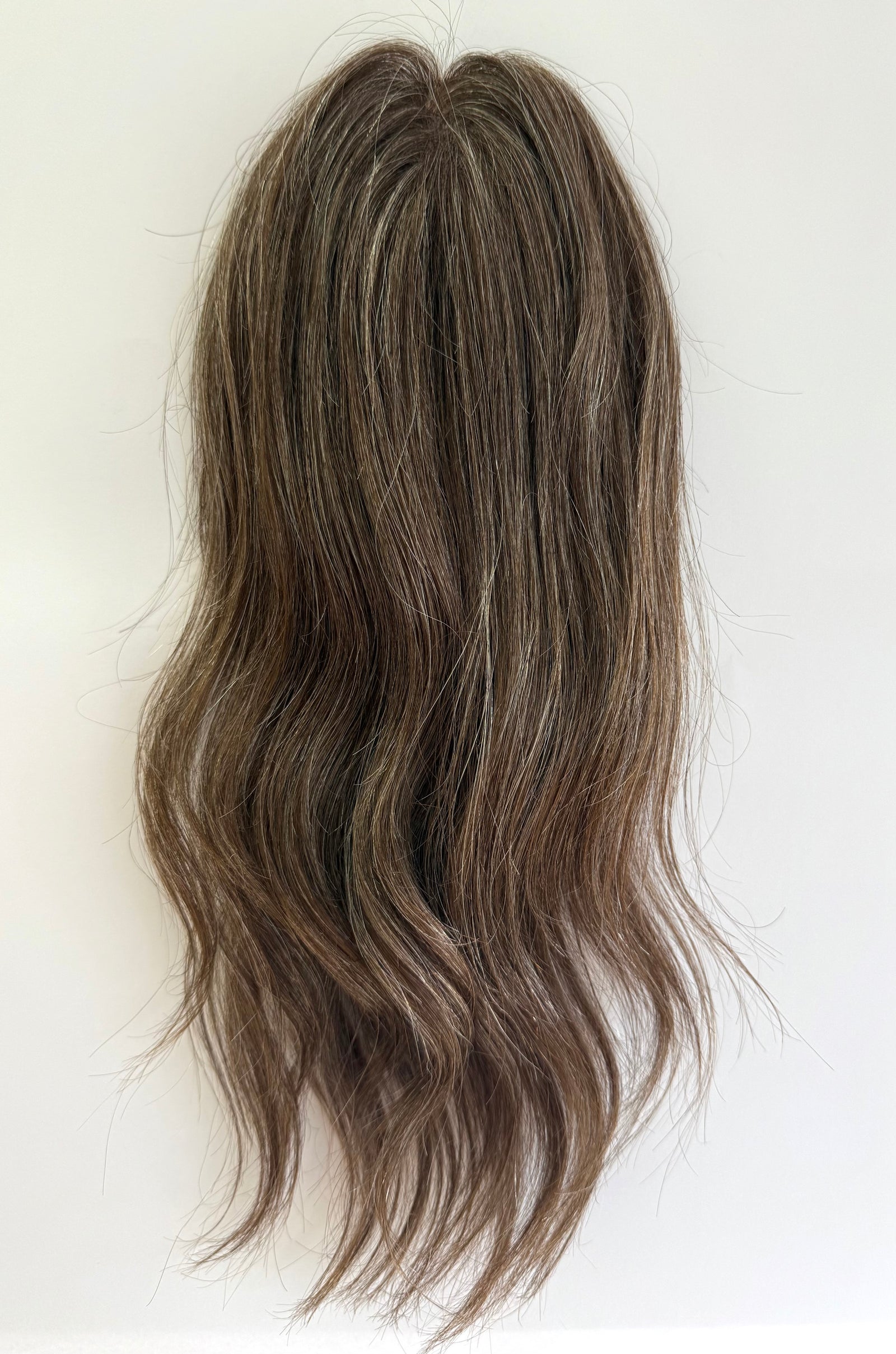 Grey Human Hair MINI Topper - 630