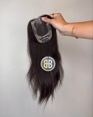 12" MICRO Premium Remy Human Hair Topper - AMETHYST