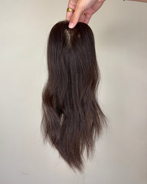 12" MICRO Premium Remy Human Hair Topper - AMETHYST