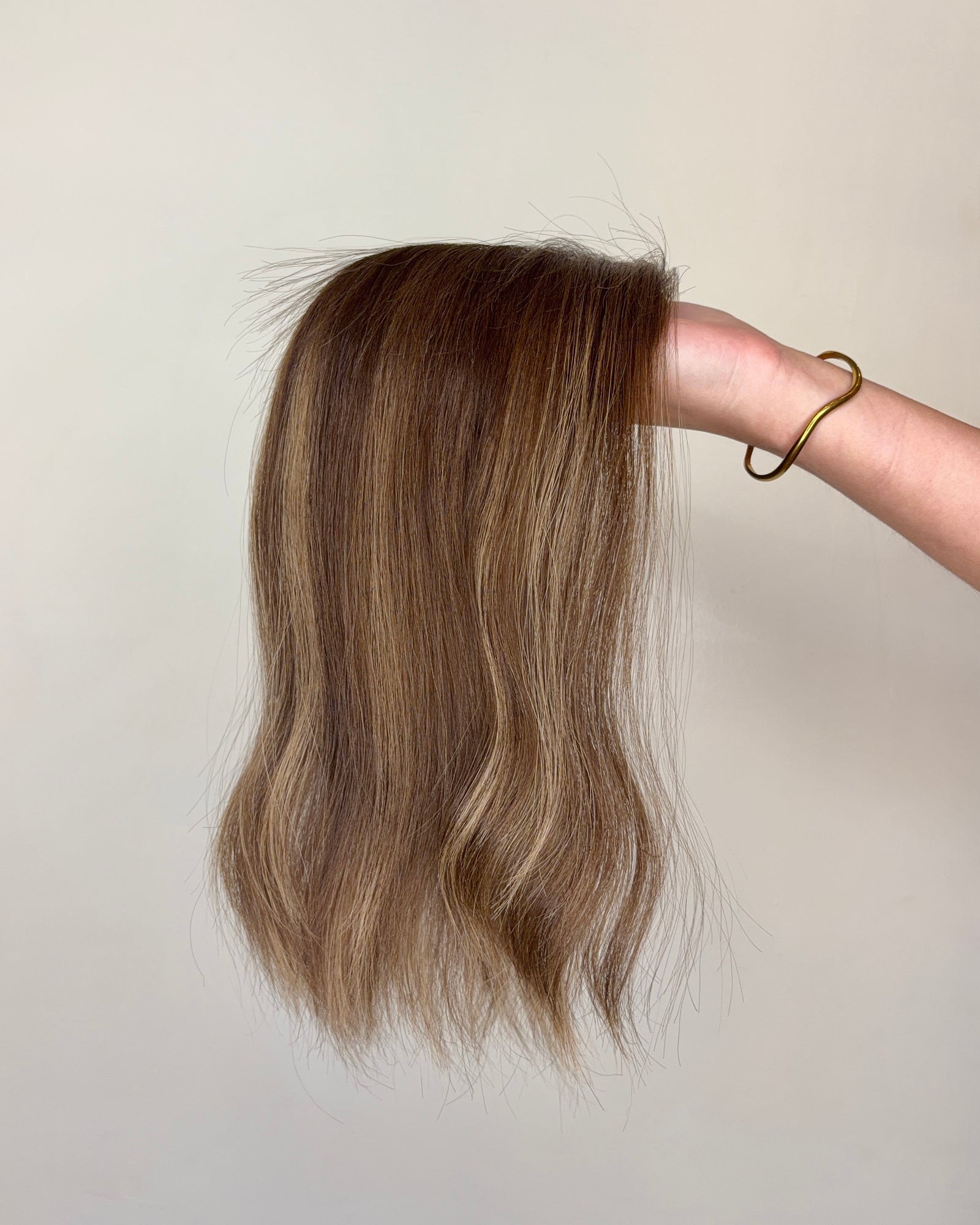 12" MICRO Premium Remy Human Hair Topper - JASPER