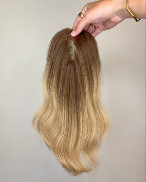 12" MICRO Premium Remy Human Hair Topper - SAPPHIRE