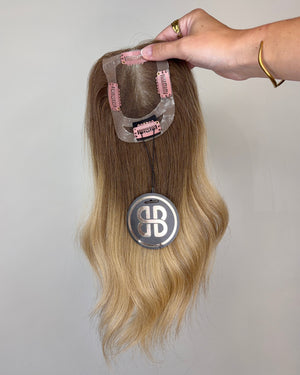 12" MICRO Premium Remy Human Hair Topper - SAPPHIRE