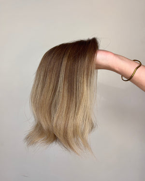 12" MICRO Premium Remy Human Hair Topper - LUNA