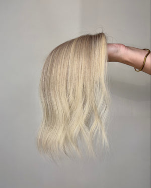 12" MICRO Premium Remy Human Hair Topper - ANGELITE