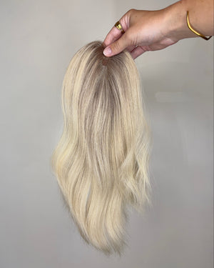 12" MICRO Premium Remy Human Hair Topper - ANGELITE