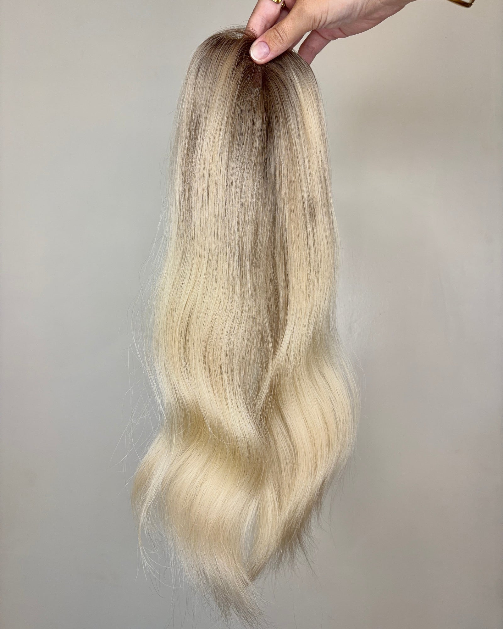 16" MICRO Premium Remy Human Hair Topper - ANGELITE
