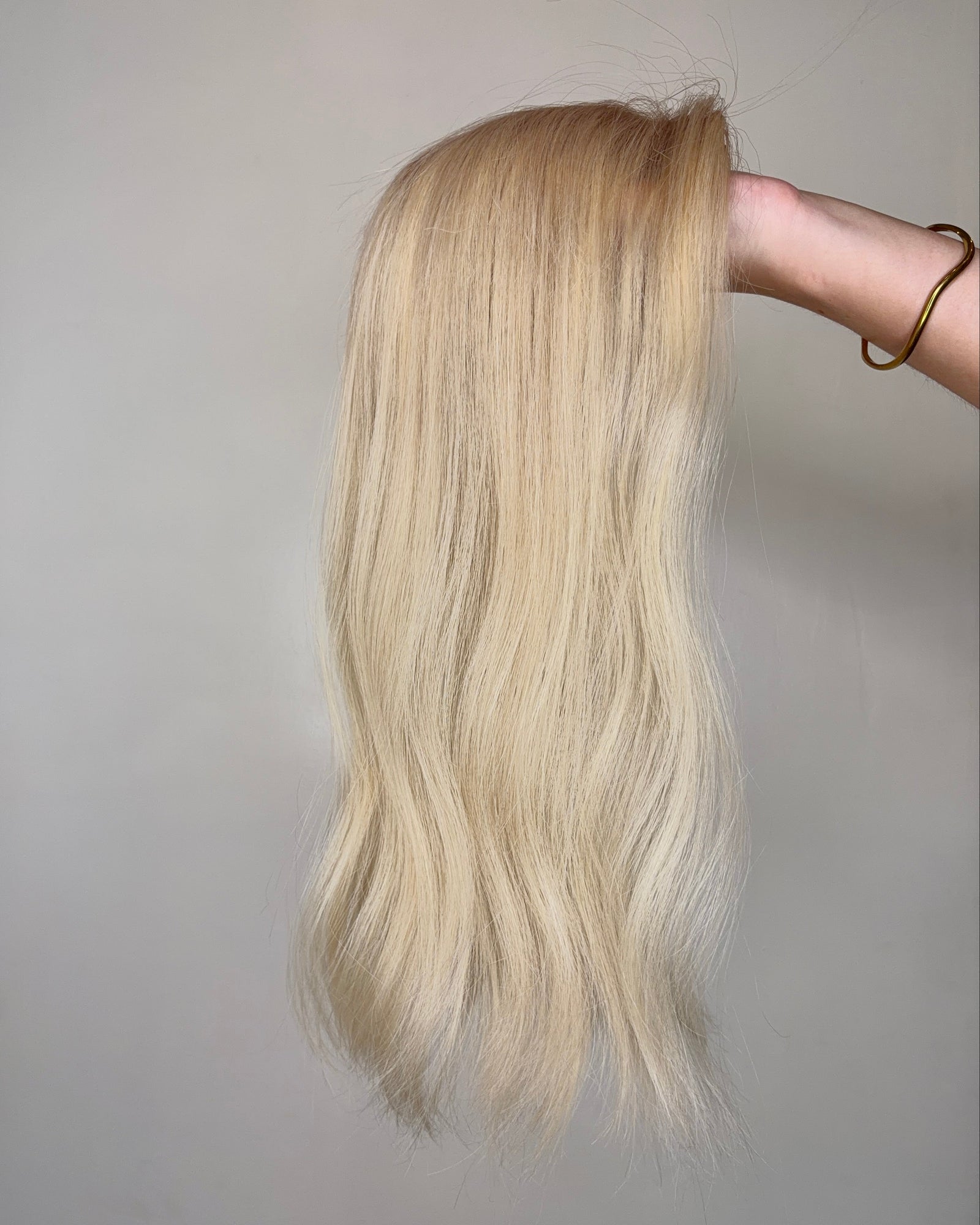 16" MICRO Premium Remy Human Hair Topper - PEARL