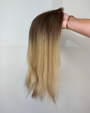 16" MICRO Premium Remy Human Hair Topper - SAPPHIRE