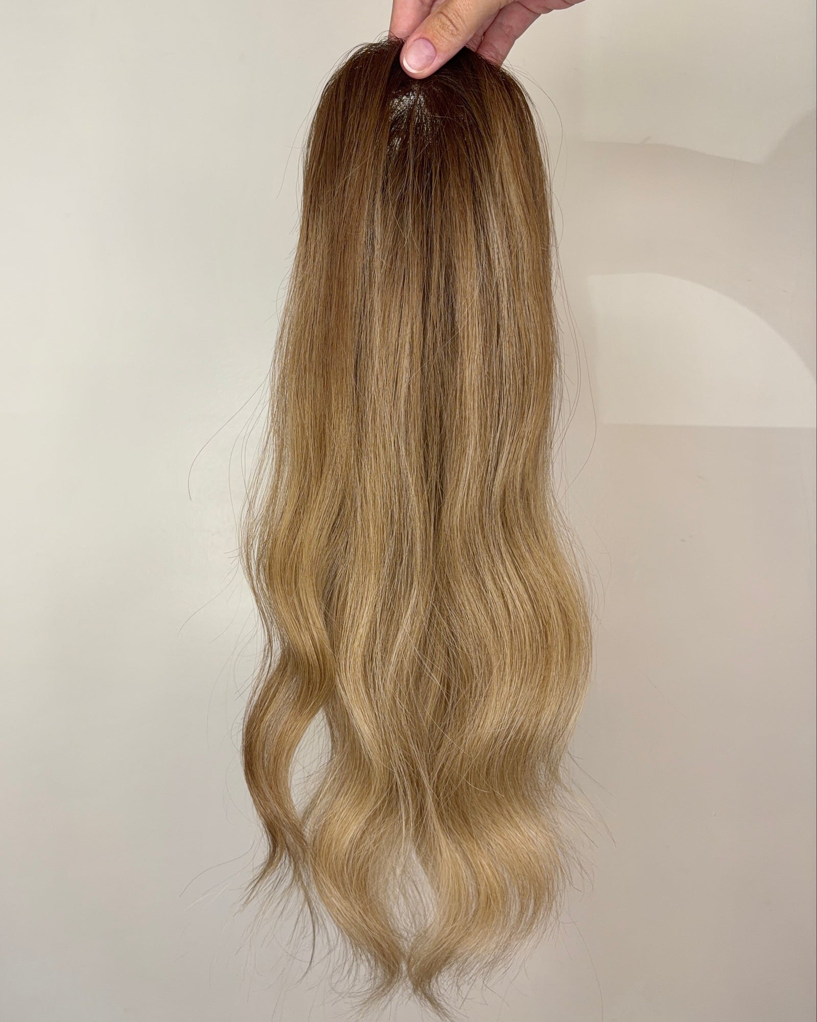 16" MICRO Premium Remy Human Hair Topper - LUNA