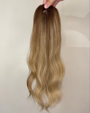 16" MICRO Premium Remy Human Hair Topper - LUNA