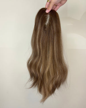 16" MICRO Premium Remy Human Hair Topper - JADE