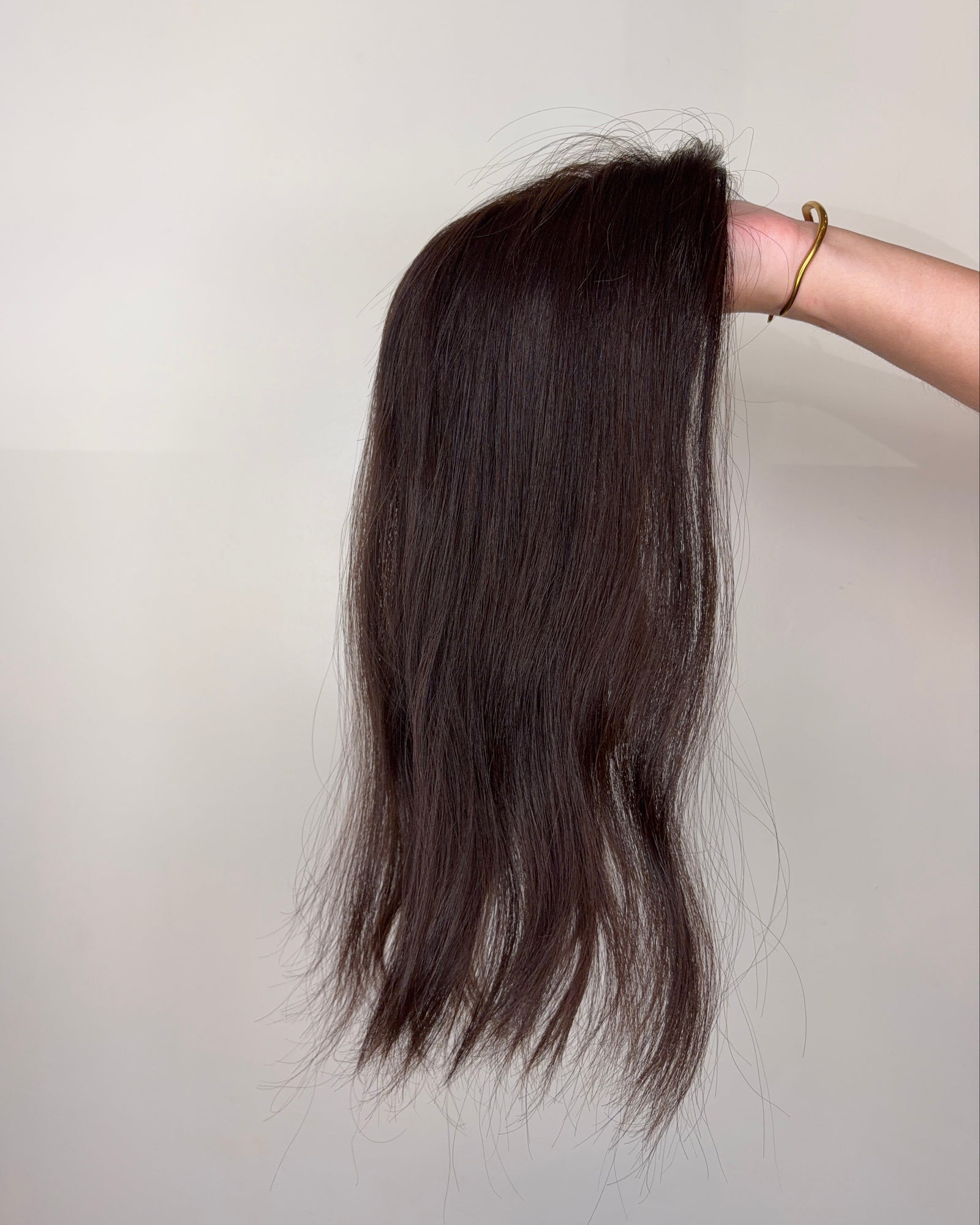 16" MICRO Premium Remy Human Hair Topper - AMETHYST