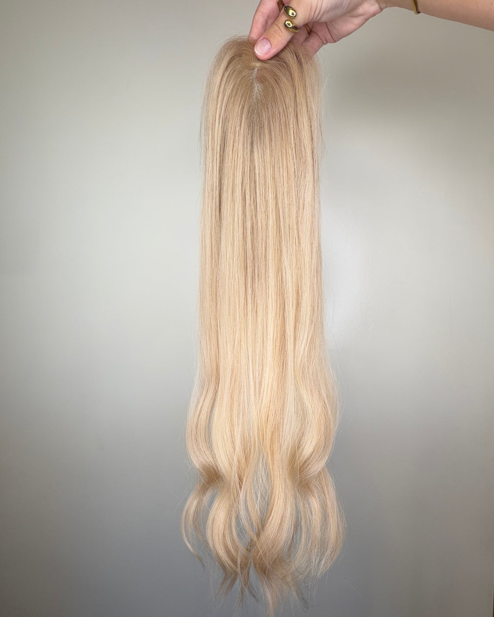 20" MICRO Premium Remy Human Hair Topper - PEARL