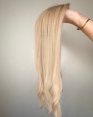 20" MICRO Premium Remy Human Hair Topper - PEARL