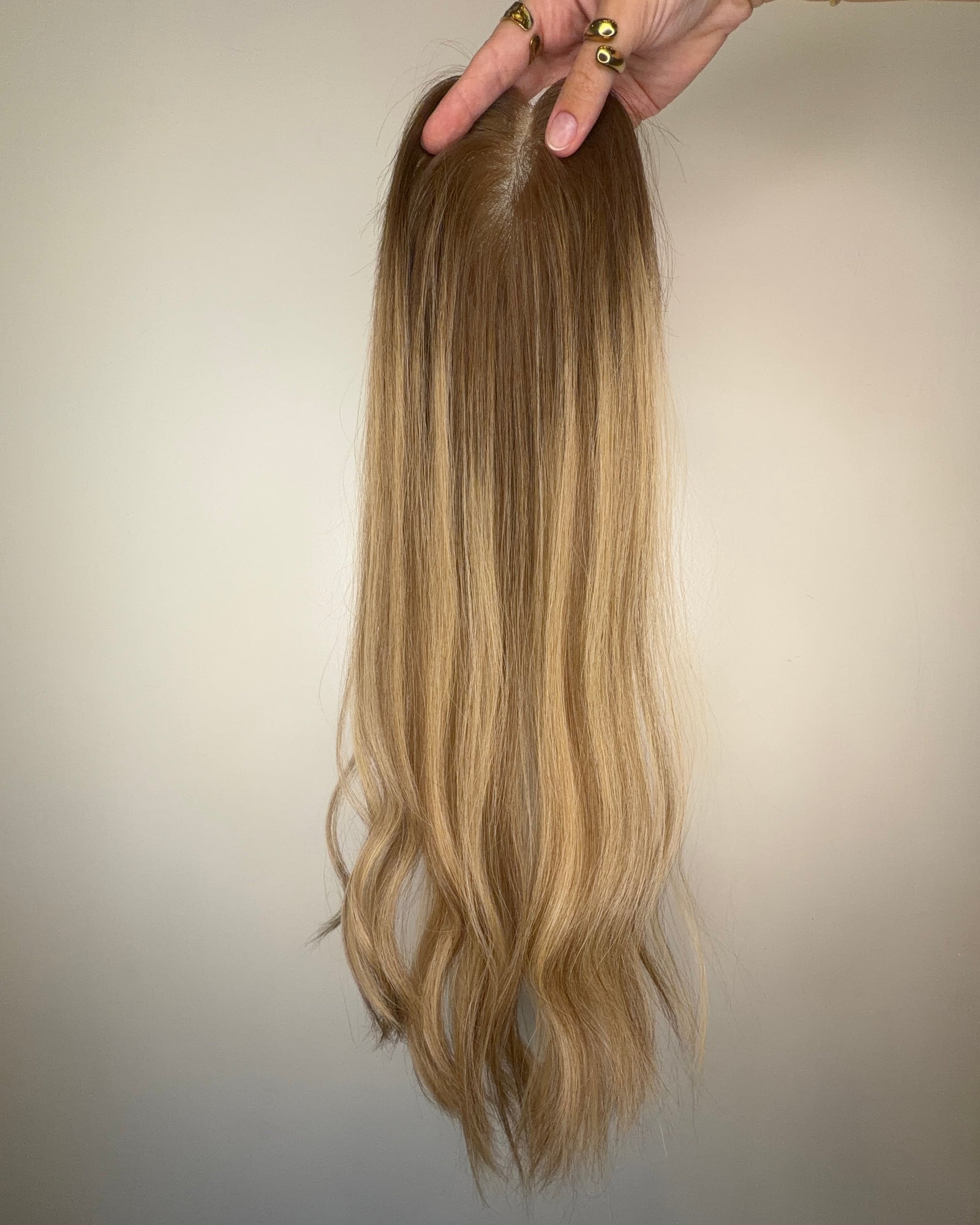 20" MICRO Premium Remy Human Hair Topper - SAPPHIRE