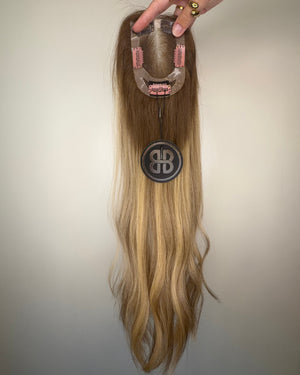 20" MICRO Premium Remy Human Hair Topper - SAPPHIRE