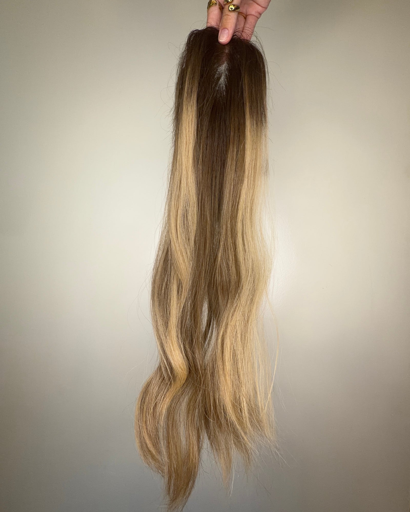20" MICRO Premium Remy Human Hair Topper - LUNA