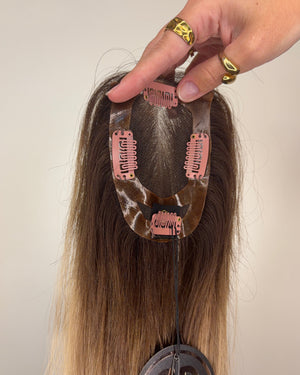 20" MICRO Premium Remy Human Hair Topper - LUNA