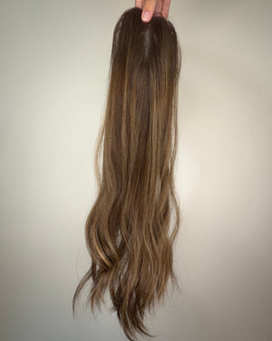 20" MICRO Premium Remy Human Hair Topper - JASPER