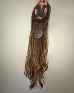 20" MICRO Premium Remy Human Hair Topper - JASPER
