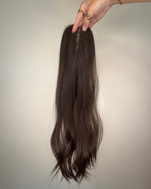 20" MICRO Premium Remy Human Hair Topper - AMETHYST