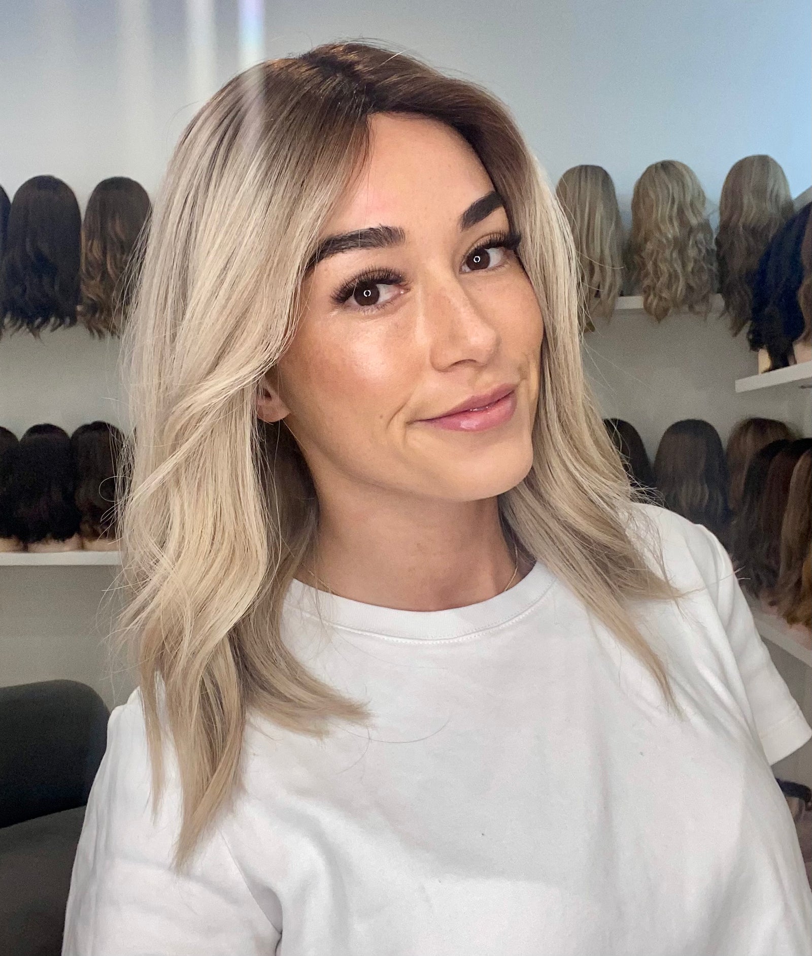 Premium Remy Human Hair Wig - Ultra Light Density - The KRYSTAL - Choose from 16", 18" and 20" length