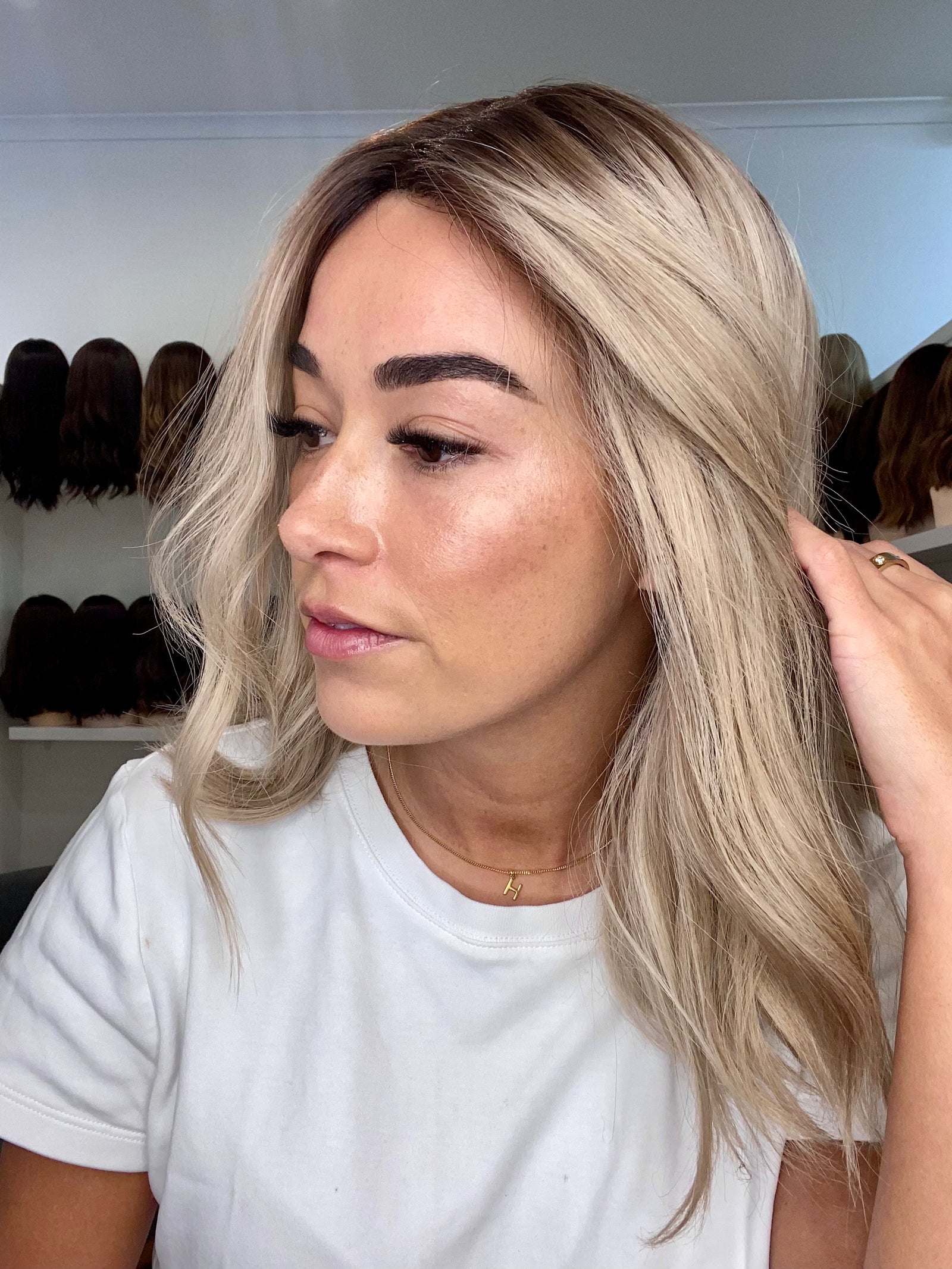 Premium Remy Human Hair Wig - Ultra Light Density - The KRYSTAL - Choose from 16", 18" and 20" length