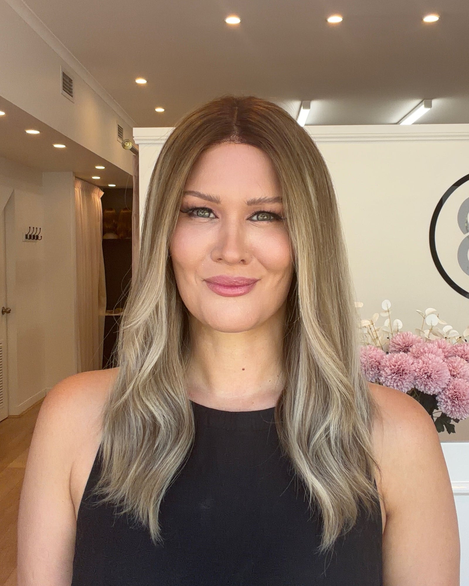 18" Platinum Lace Collection - Remy Human Hair Wig - LUNA