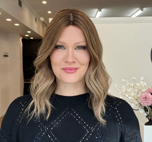 16" Premium Remy Human Hair Wig - Ultra Light Density - The Mel