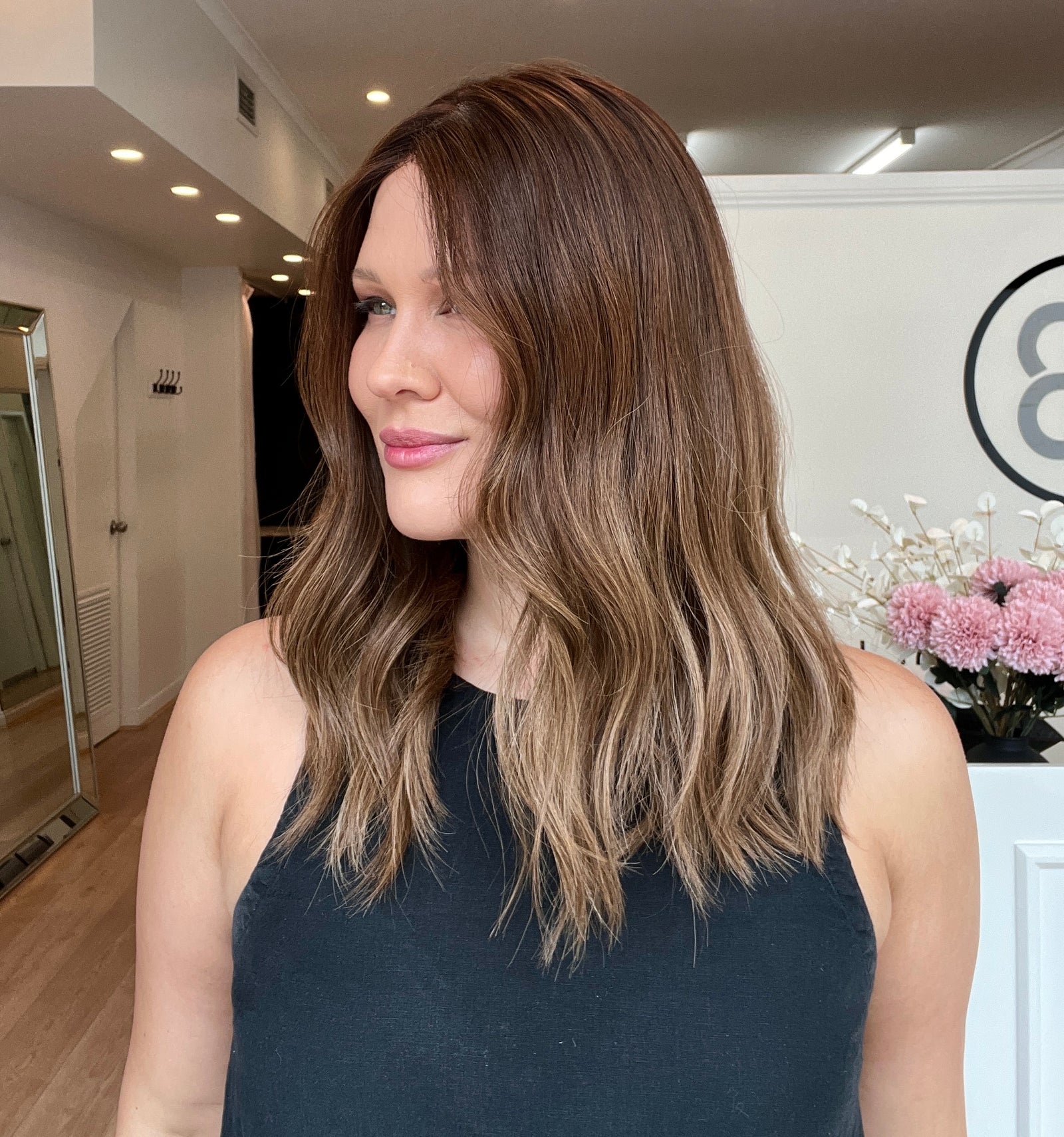 18" Premium Remy Human Hair Wig - Ultra Light Density - The MOLLIE