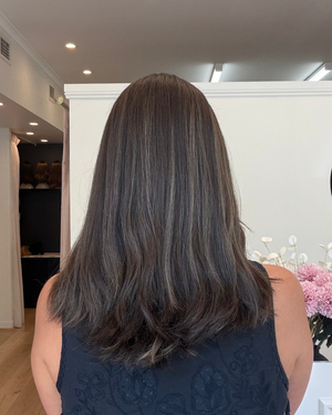 18" Platinum Lace Collection - Remy Human Hair Wig - OBSIDIAN