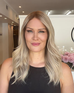 18" Platinum Lace Collection - Remy Human Hair Wig - OPAL