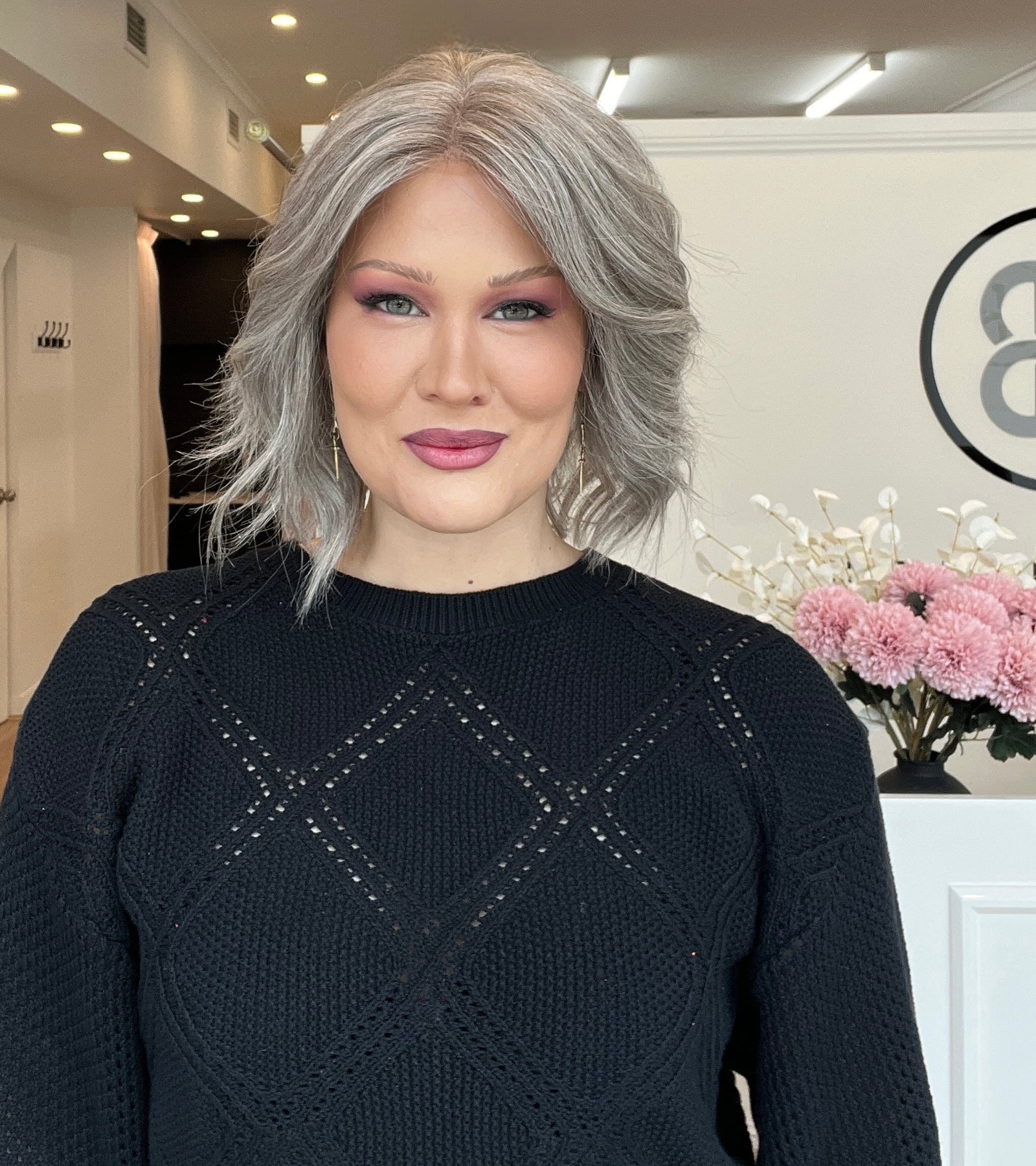 Pixie - Luxury European Hair Wig - Ultra Light Density - 90% GREY