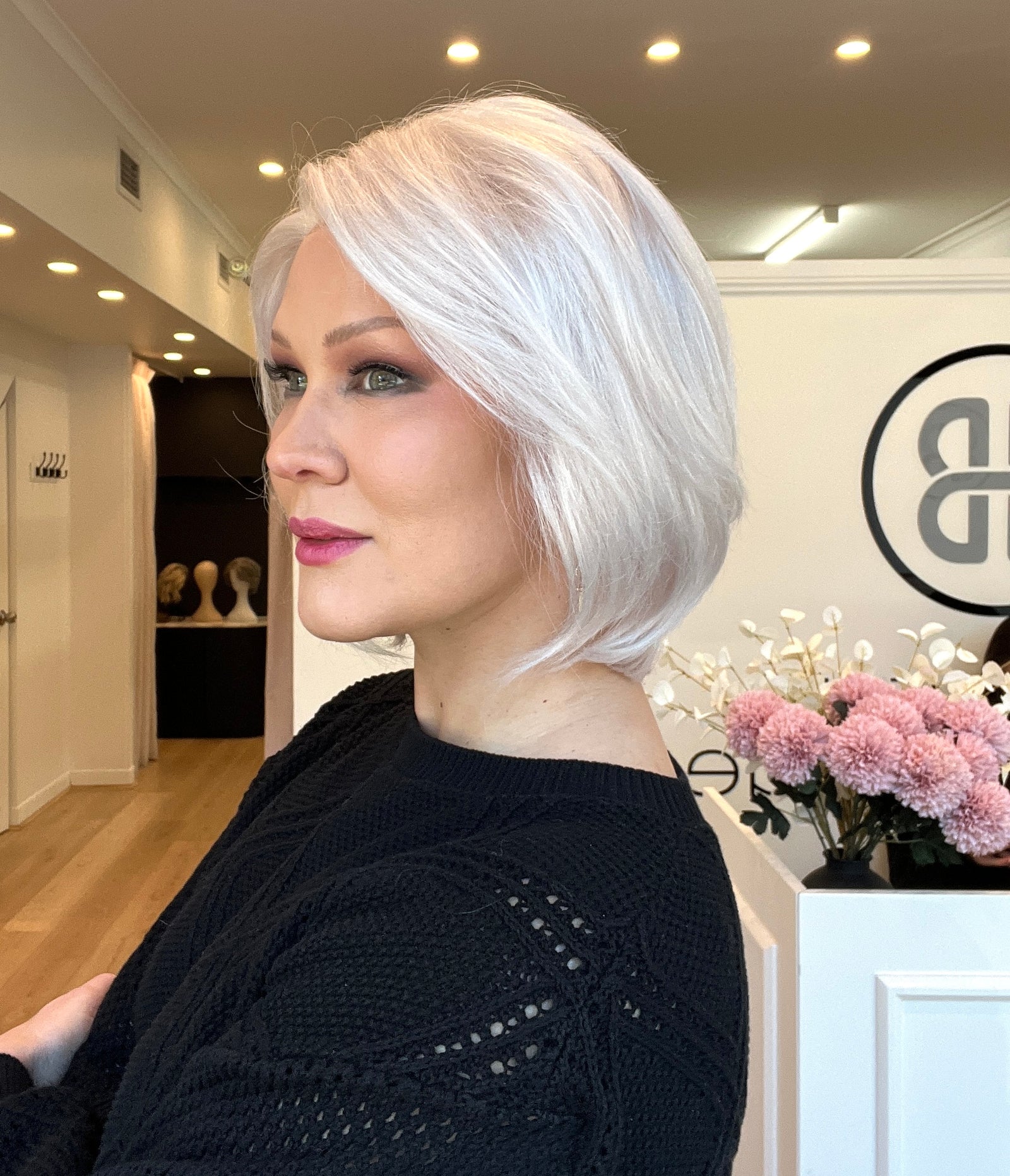 Pixie - Luxury European Hair Wig - Ultra Light Density - WHITE