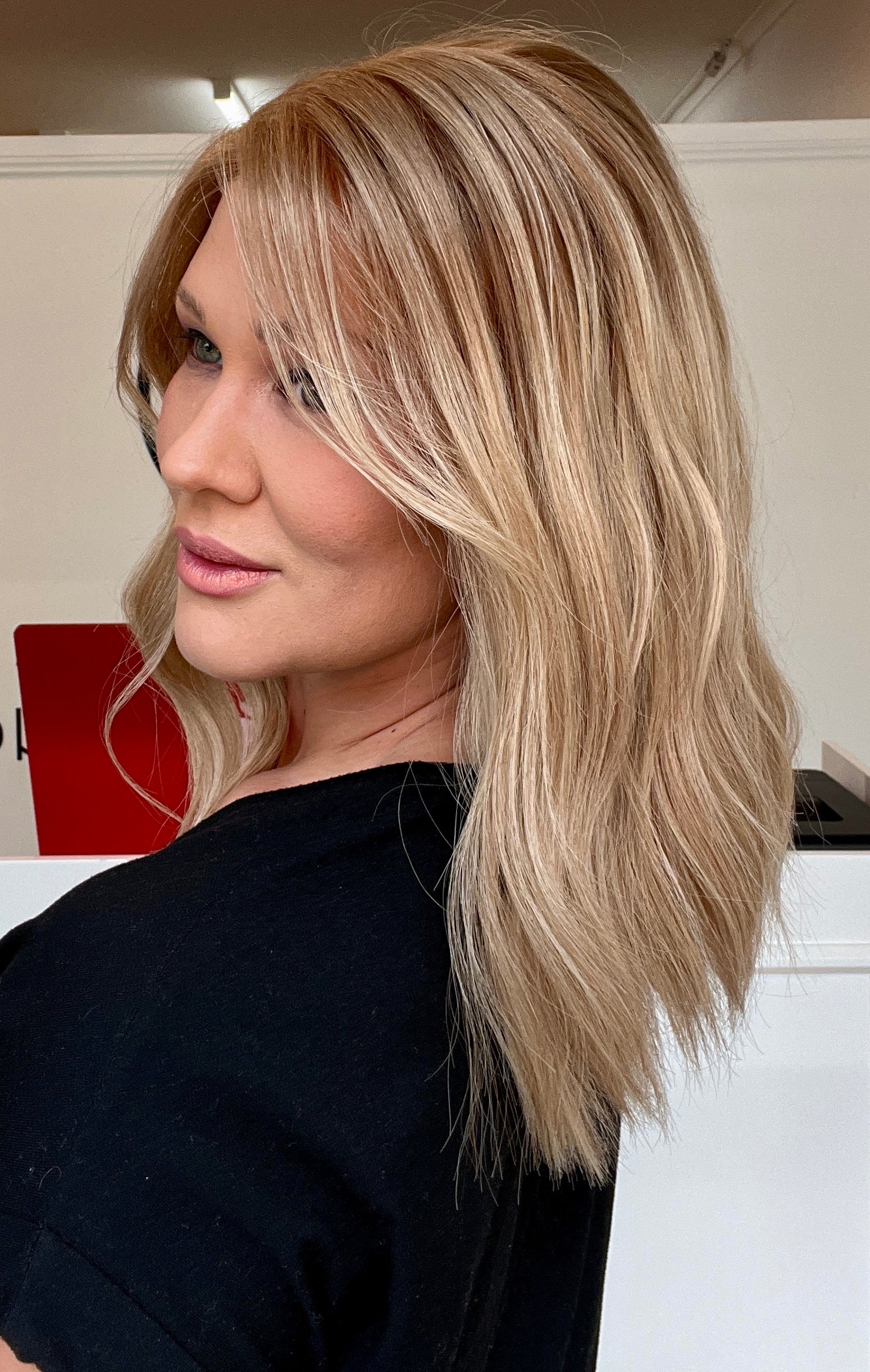 Platinum Lace Collection - Remy Human Hair Wig - The AMBER - Available in 16", 18", 20" or 22" length.