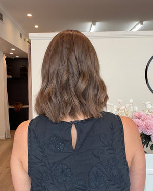 12" Luxury European Human Hair Wig - Ultra Light Density - Colour #10 (Warm Light Brown)