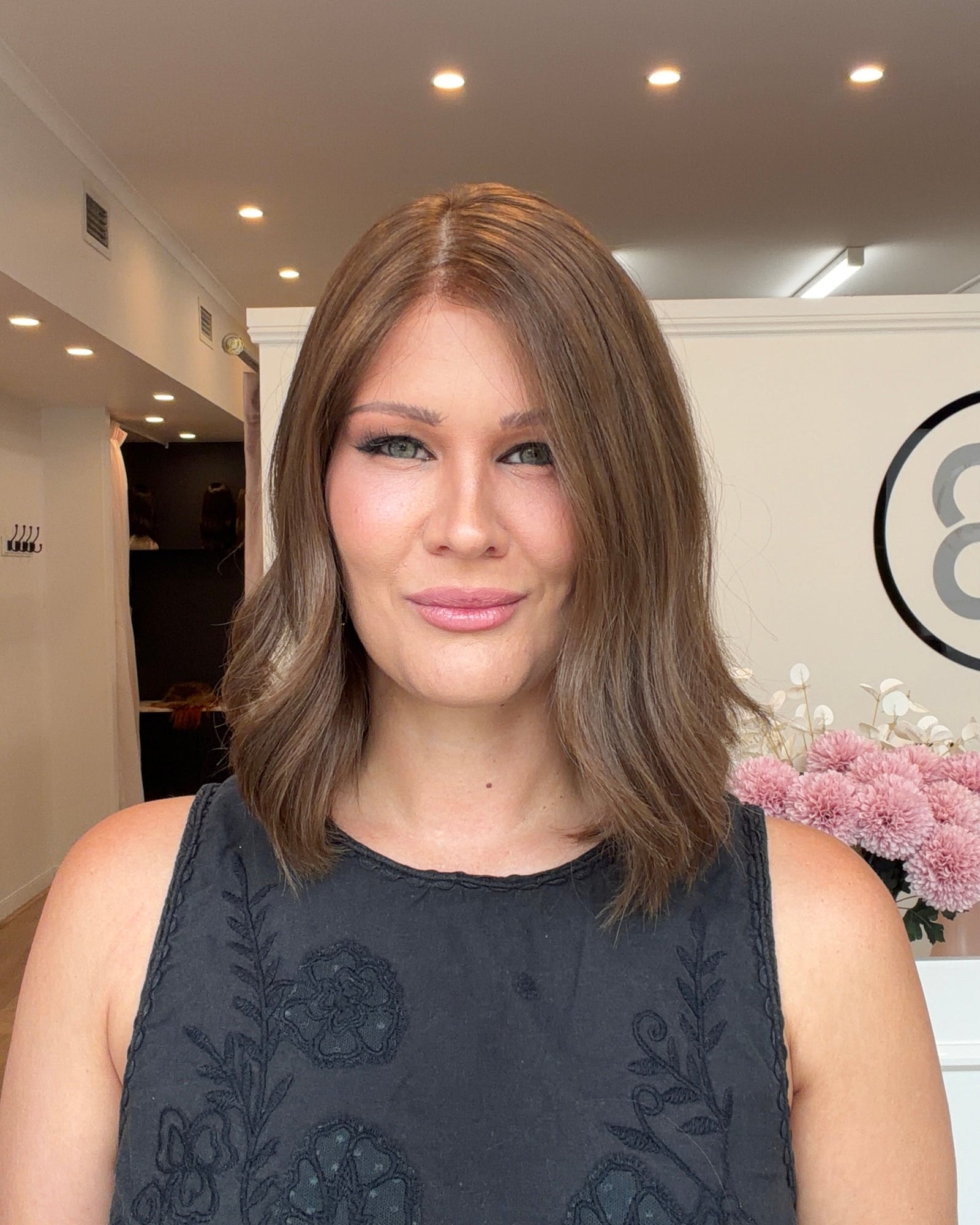 12" Luxury European Human Hair Wig - Ultra Light Density - Colour #10 (Warm Light Brown)