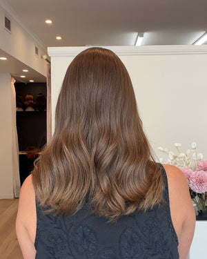 18" Luxury European Human Hair Wig - Ultra Light Density - Colour #10 (Medium Light Brown)