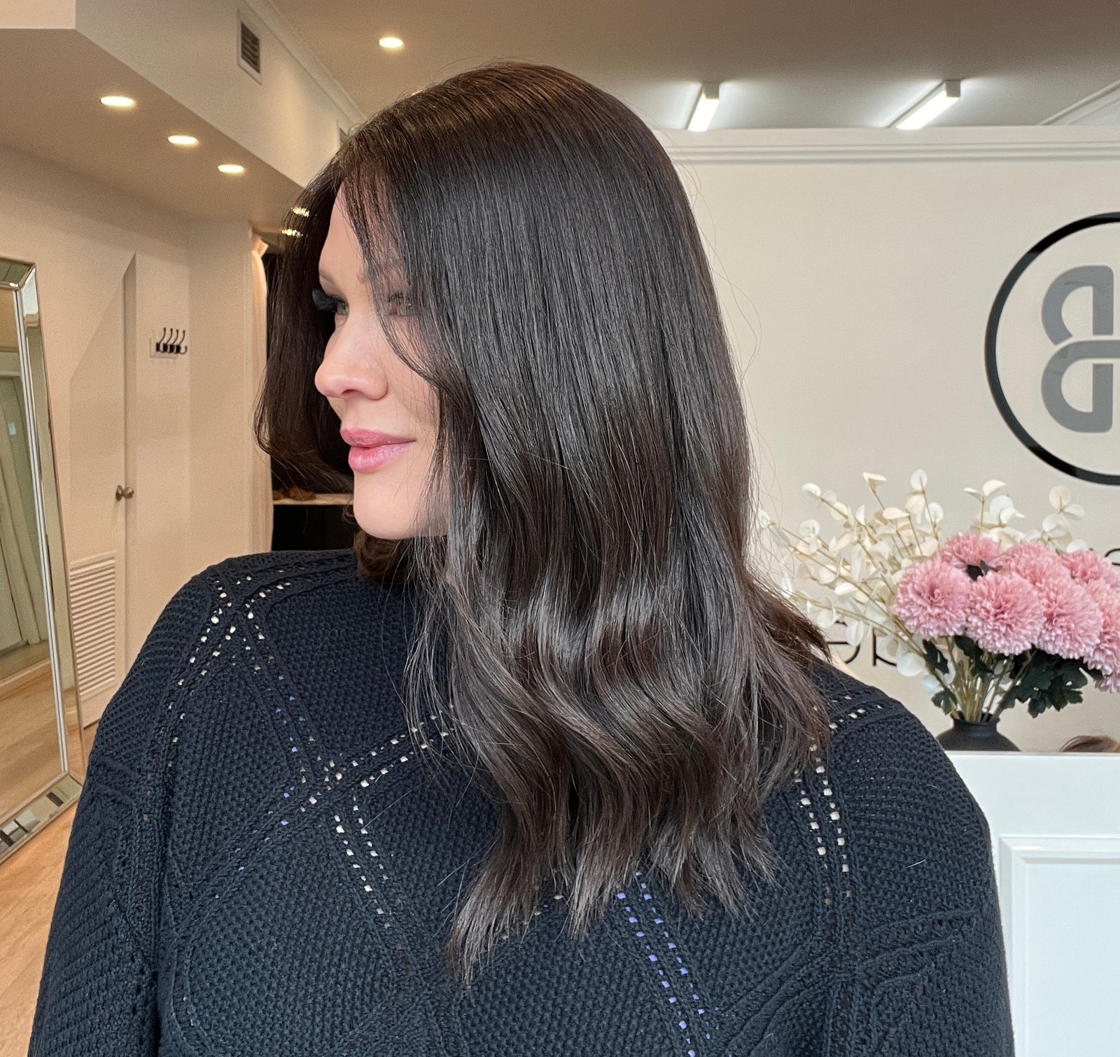 18" Premium Remy Human Hair Wig - Ultra Light Density - Soft Black