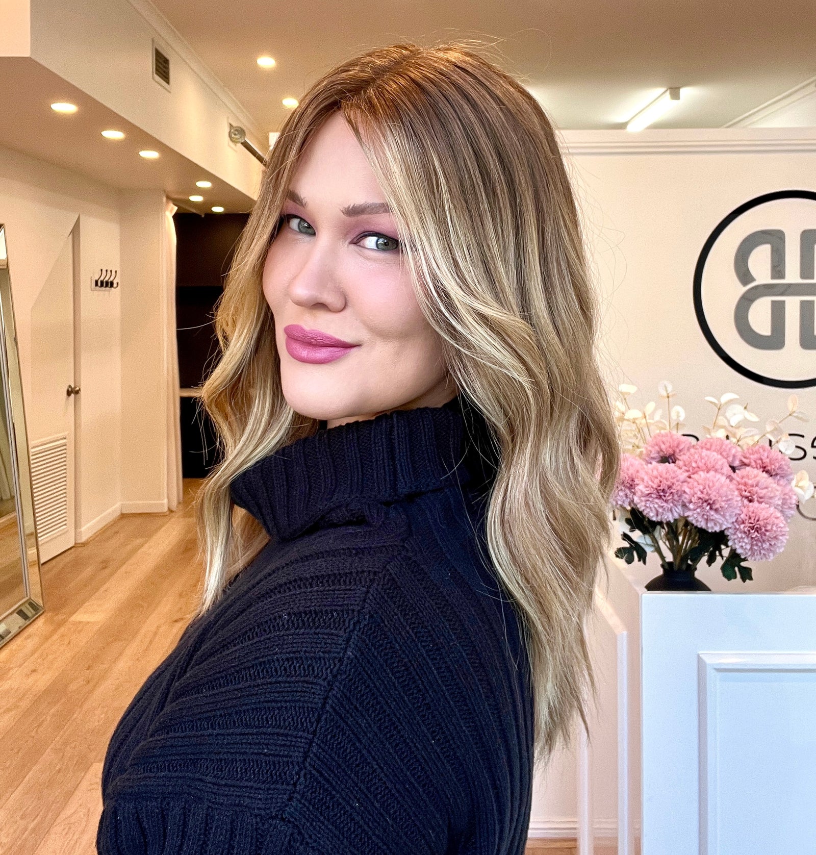 19" Platinum Lace Collection Wig - Luxury EUROPEAN Human Hair - WILLOW