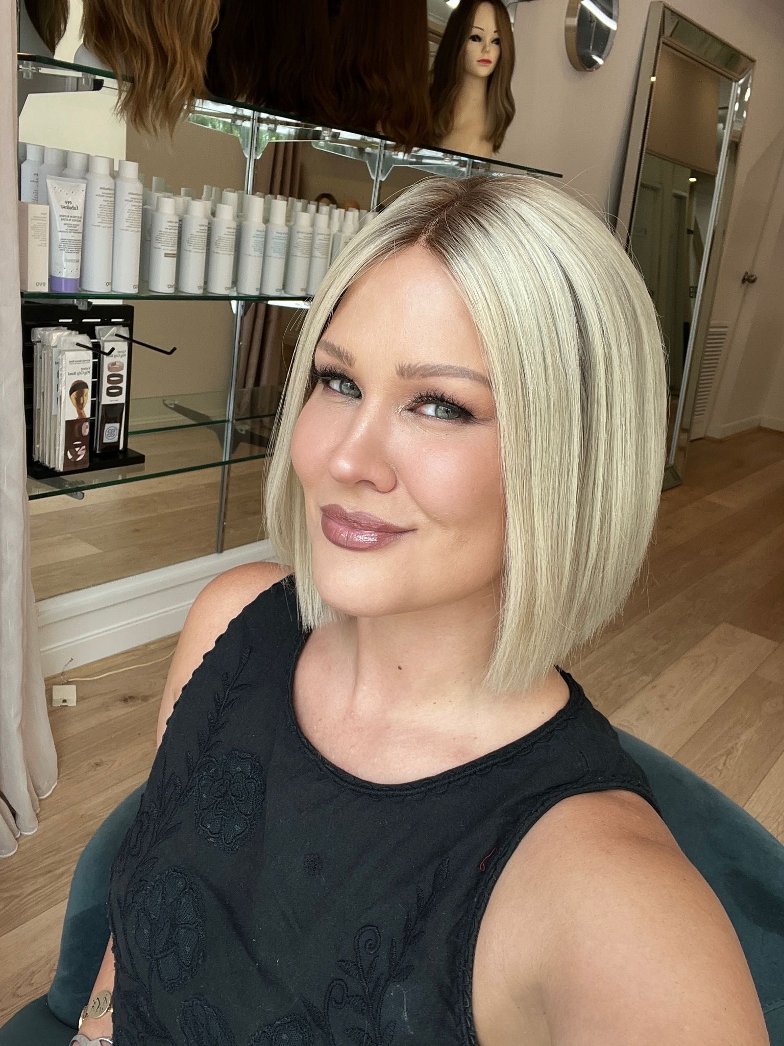 12" BOB - Platinum Lace Collection - Remy Human Hair Wig - ANGELITE