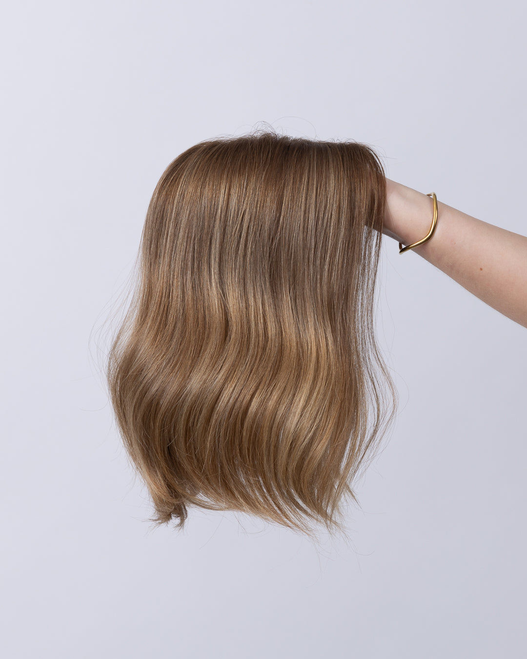 14" MINI European Human Hair Topper - #10 Balayage