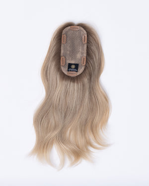 14" MINI European Human Hair Topper - Goldie