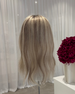 14" MICRO Luxury European Human Hair Topper - KRYSTAL