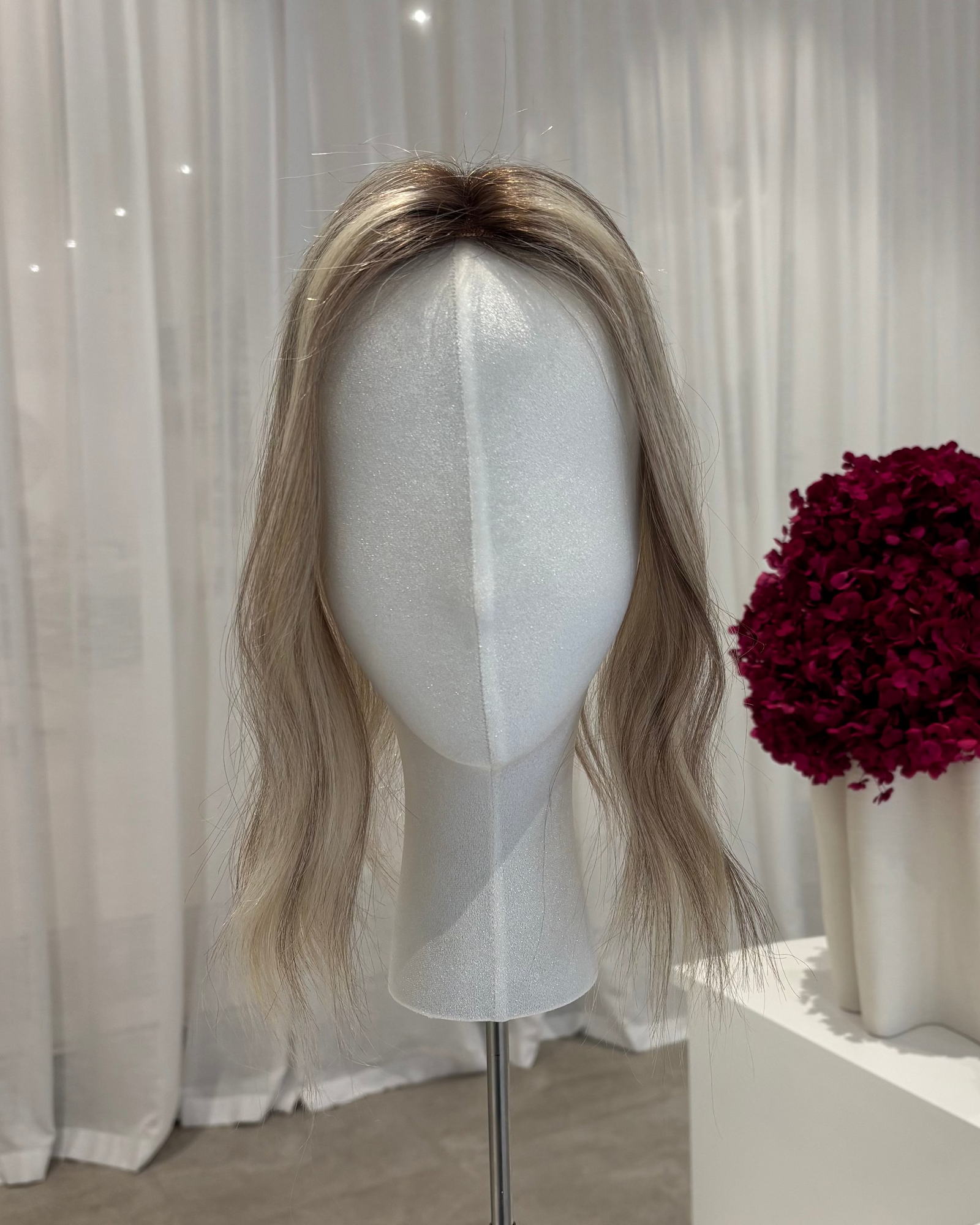 14" MICRO Luxury European Human Hair Topper - KRYSTAL