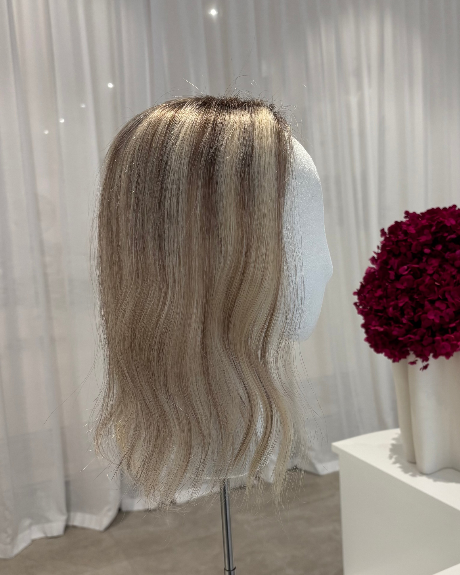 14" MICRO Luxury European Human Hair Topper - KRYSTAL