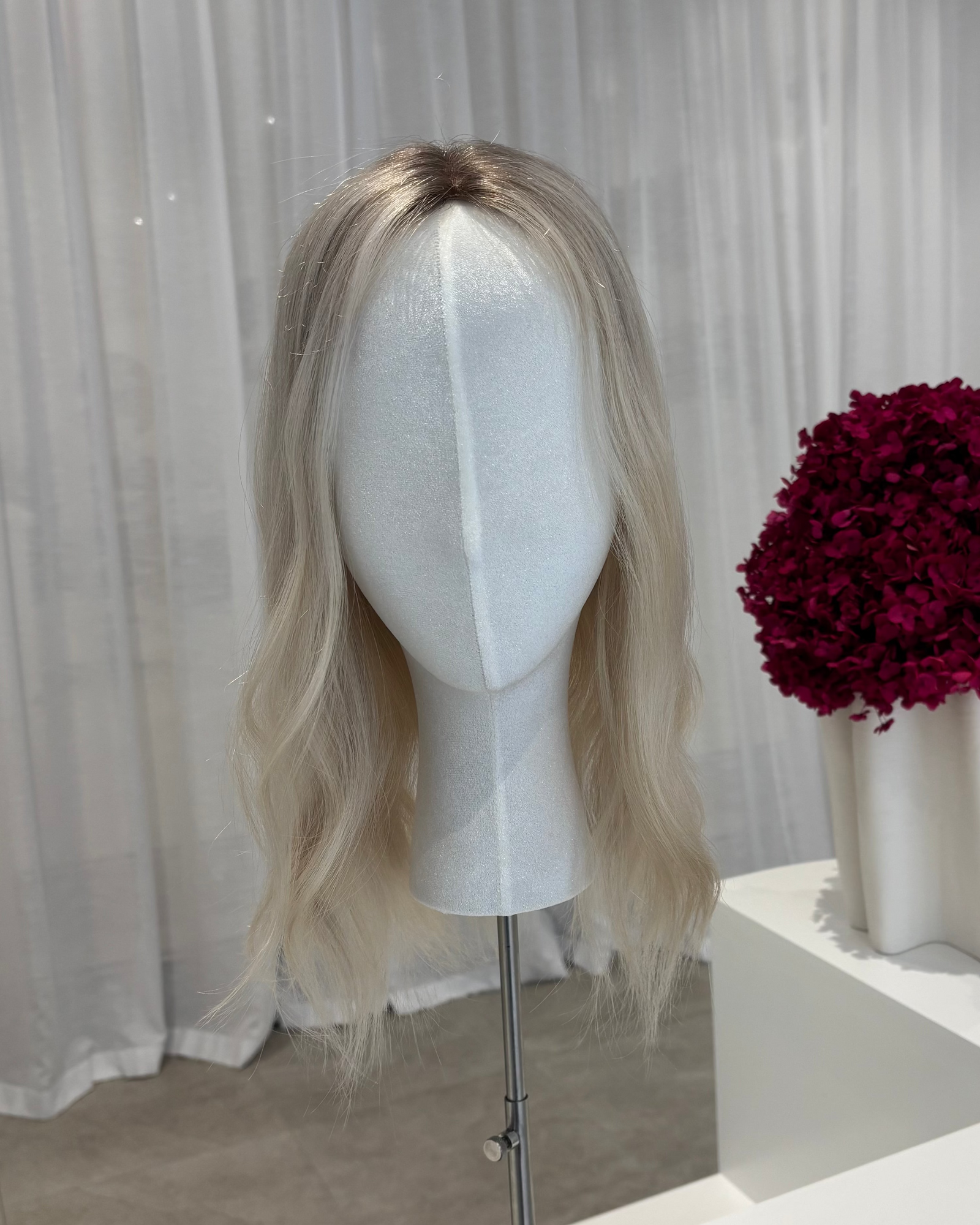 16" MIDI Luxury European Human Hair Topper - FLEUR