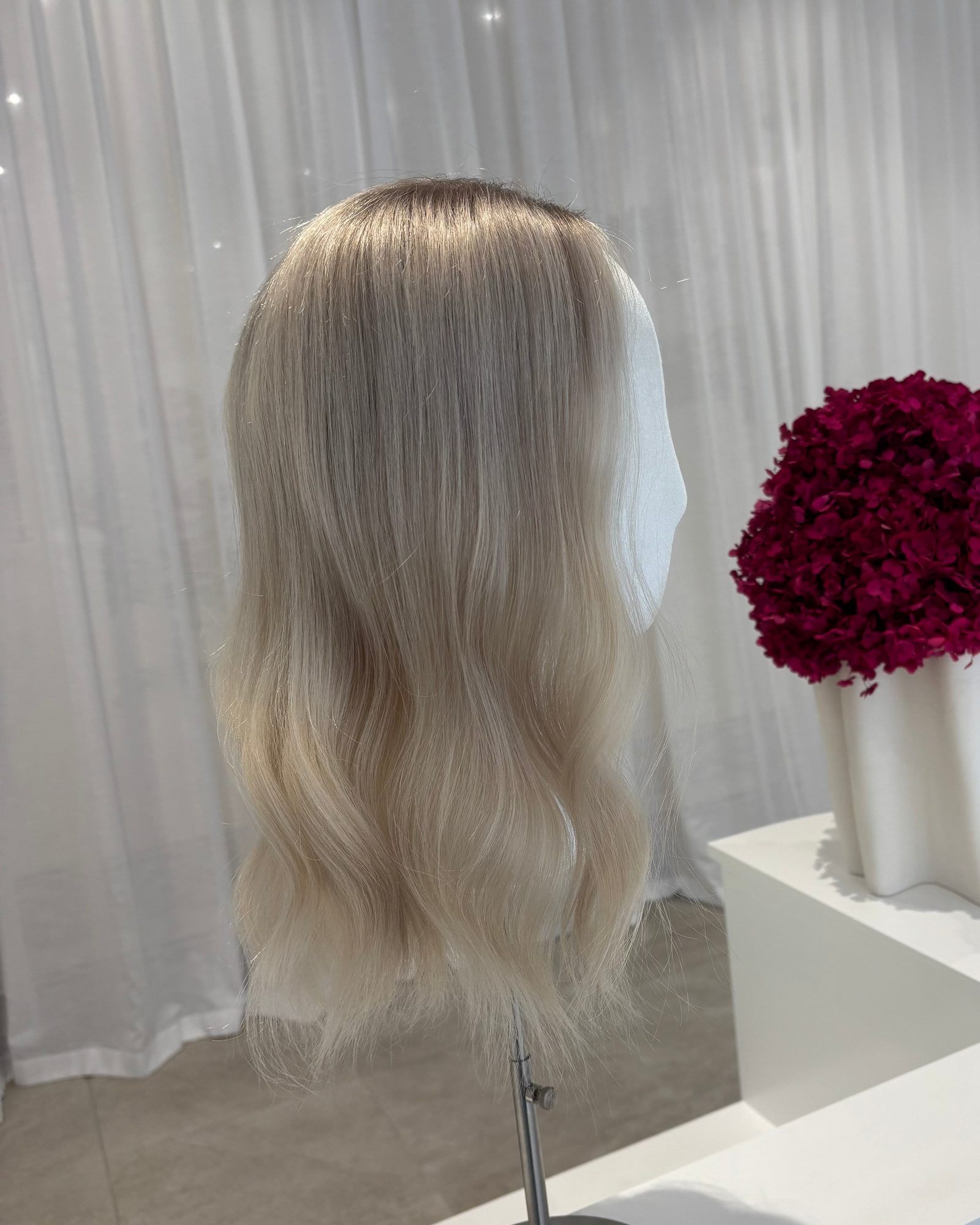 16" MIDI Luxury European Human Hair Topper - FLEUR